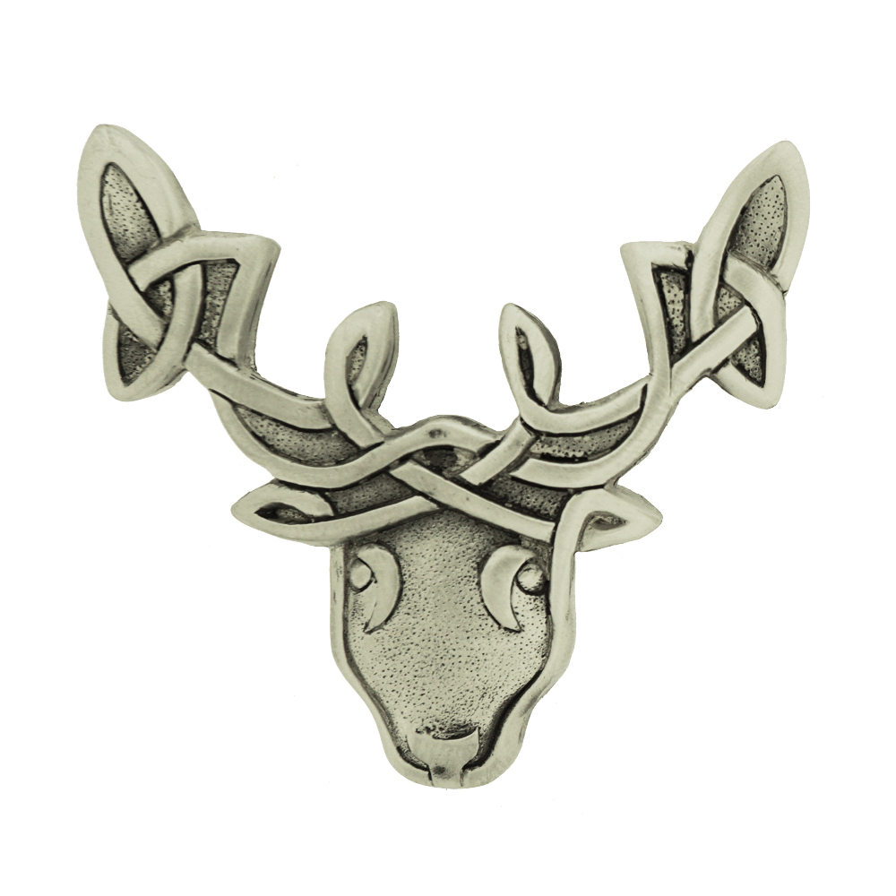 Celtic Stag Brooch Antique